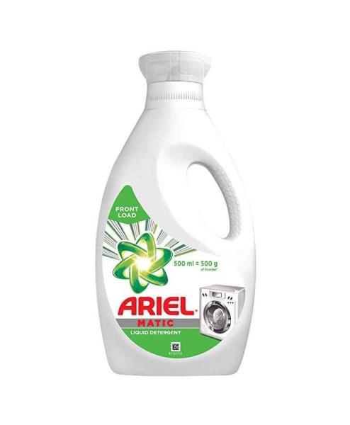 Ariel Matic Liquid Detergent, Front Load, 500 ML 